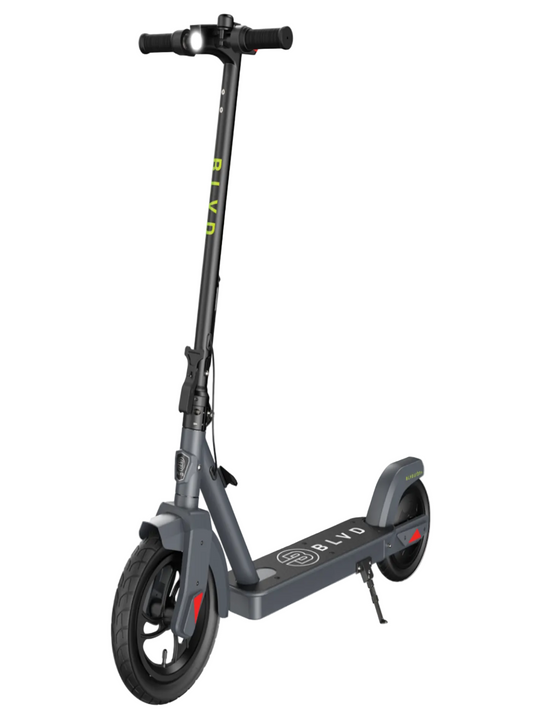 blvd urbn plus electric scooter front three quarter angle