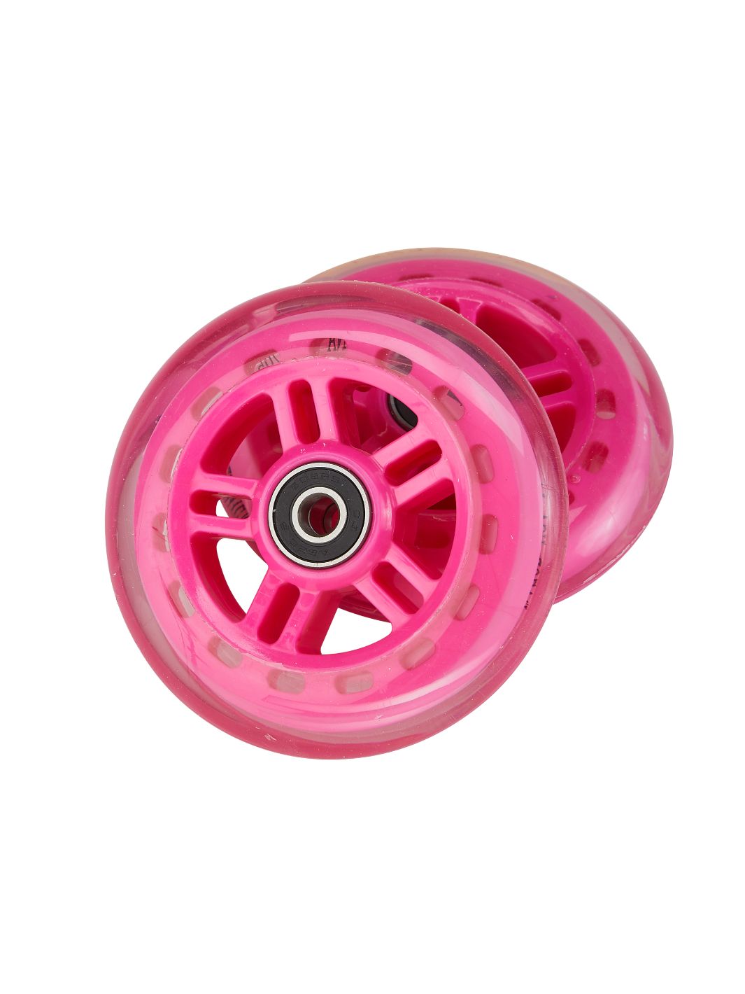 A Kick 98mm Wheels w/Bearings - Pink (Set of 2)