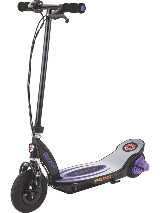 Razor Power Core E100 Electric Scooter - Purple Aluminium Deck